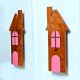 Handcrafted Acacia Wood House Handle Pair